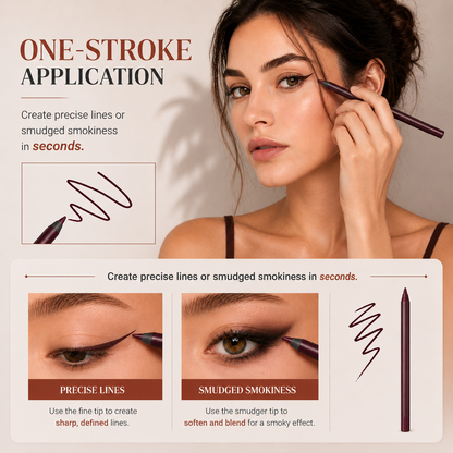 ✨BUY 1 GET 1 FREE💖24H Waterproof Eyeliner Pencil — Smudge-Proof, All-Day Wear