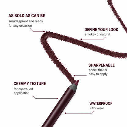 ✨BUY 1 GET 1 FREE💖24H Waterproof Eyeliner Pencil — Smudge-Proof, All-Day Wear